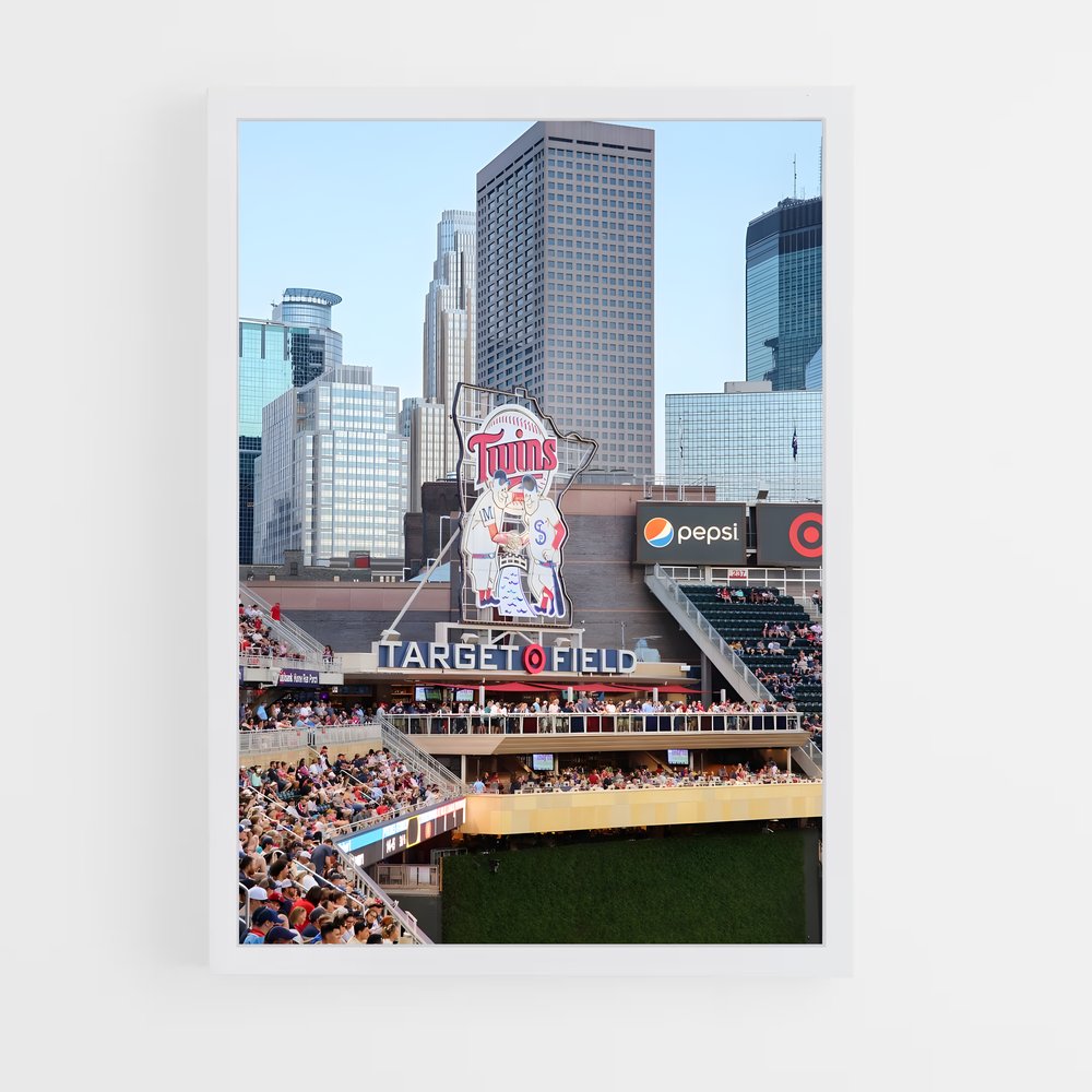 Poster Target Field Vibes – affiche Baseball (vue 3)